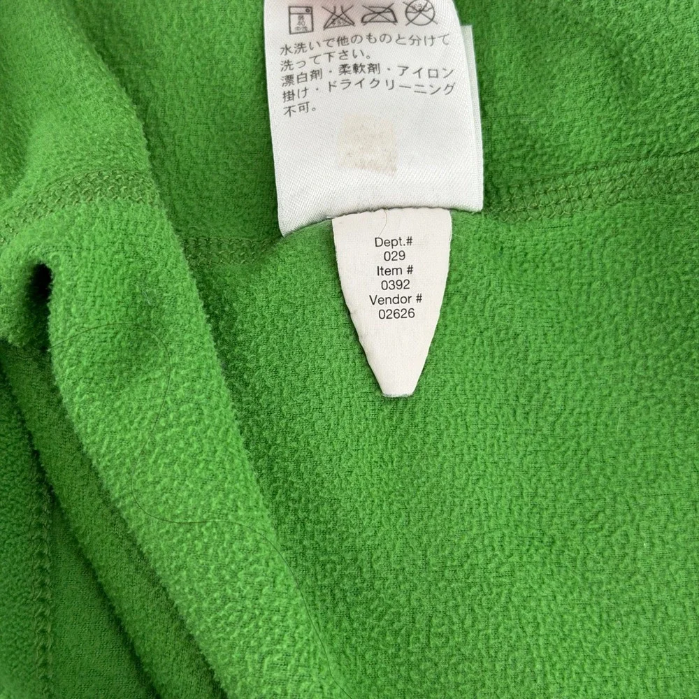 Eddie Bauer First Ascent Fleece‎ Pullover Mens XL Tall Green Quarter Zip Layer